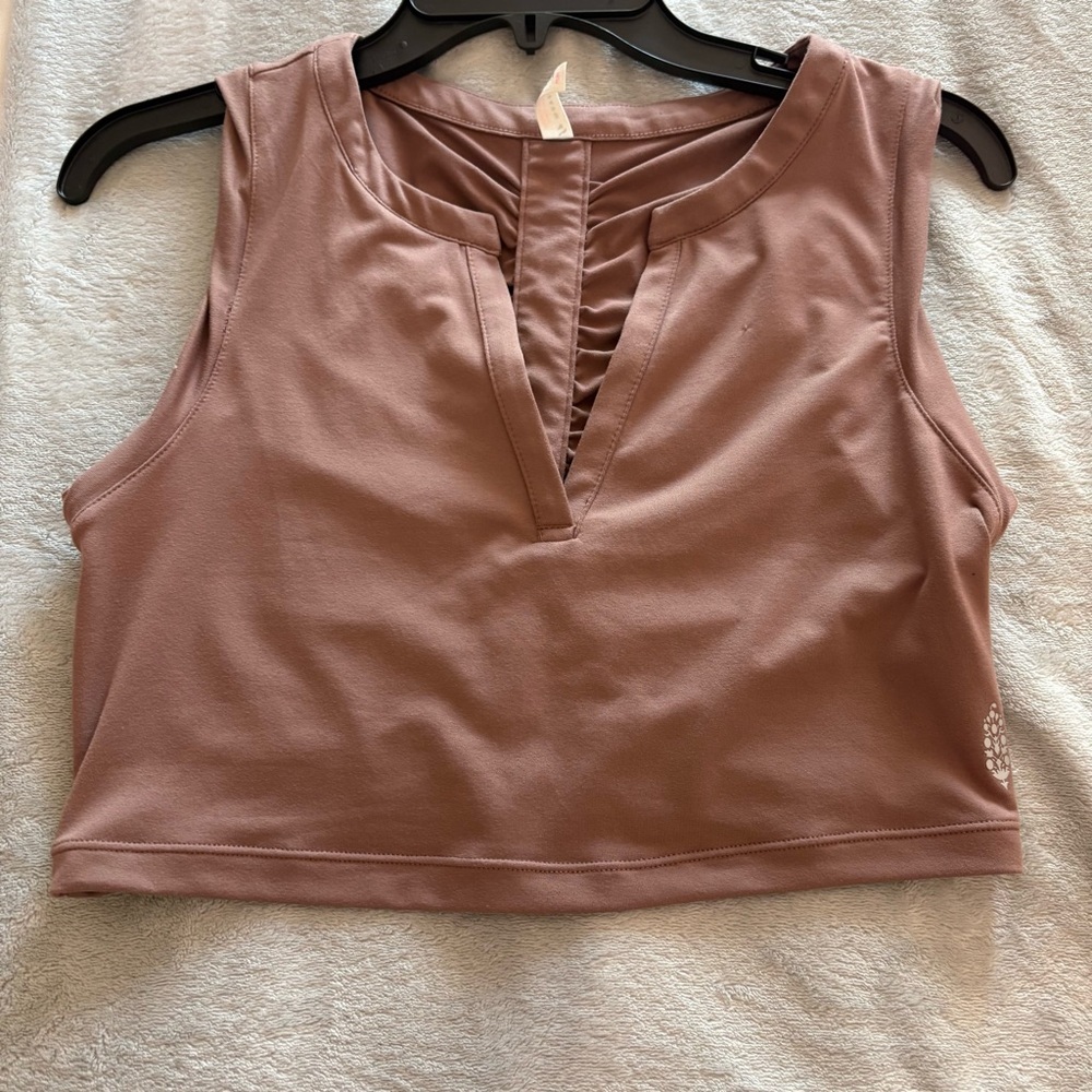 Free People Movement Women’s Brown Chic Sleeveless Tank & Leggings Co-Ord Set - Picture 7 of 16